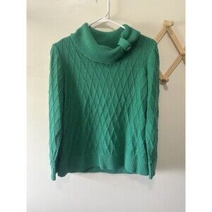 Christopher And Banks Kelly Green Sweater Size XL